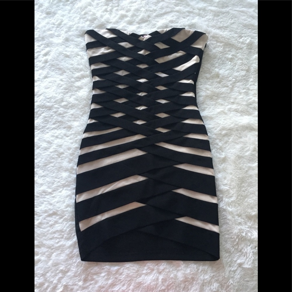 Worn Once! ASOS Lipsy Lattice Dress